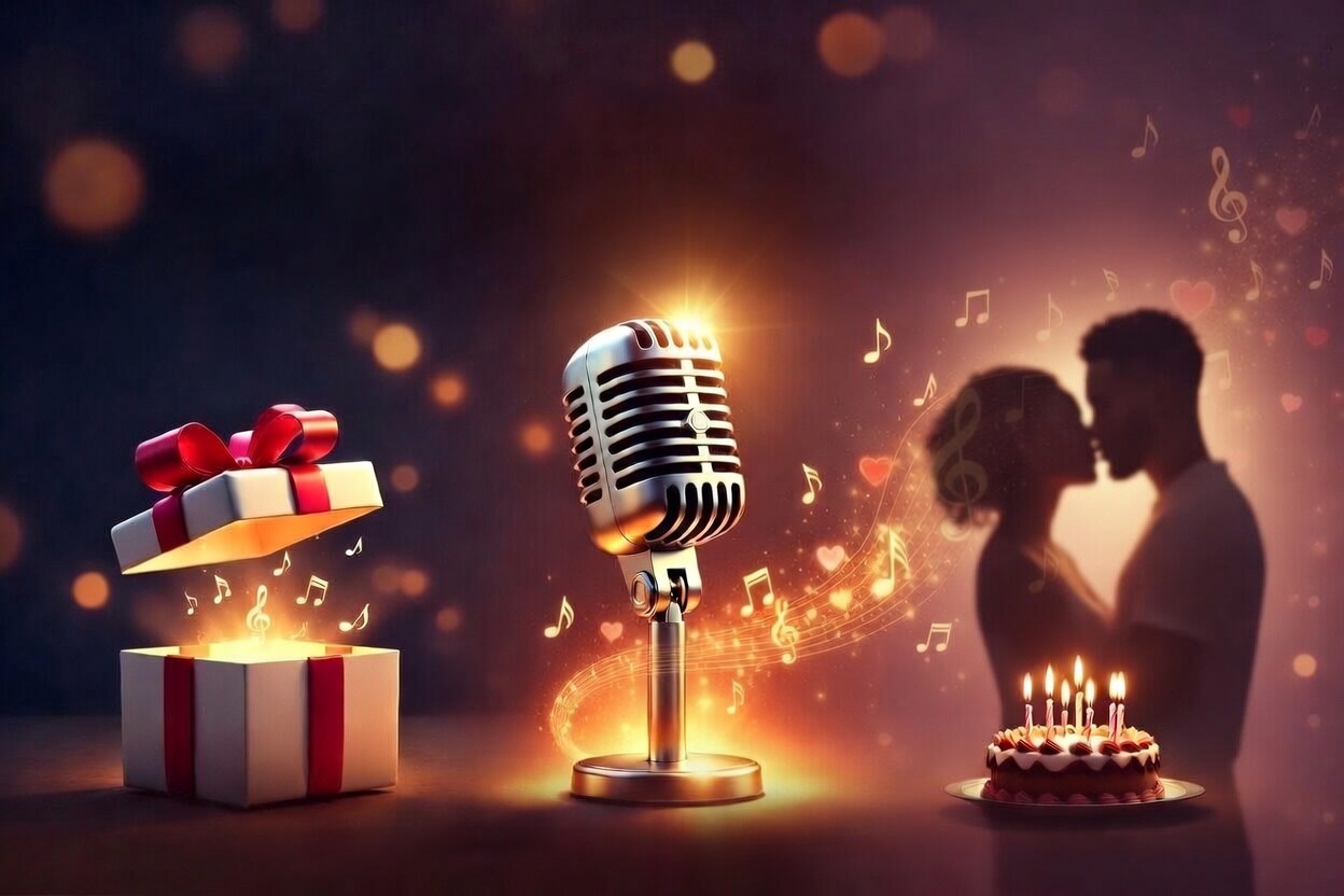 Personalized songs collage